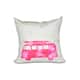 Beach Drive 26-inch Geometric Print Pillow - Pink