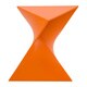LeisureMod Quinzy Vanity Stool/Side Orange Table - Thumbnail 0
