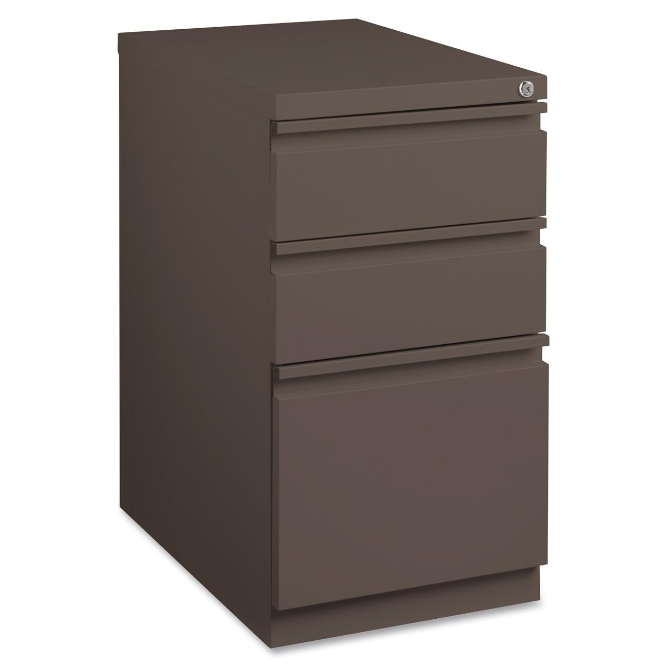 Shop Hirsh 20 D Commercial Mobile Pedestal 3 Drawer File Cabinet