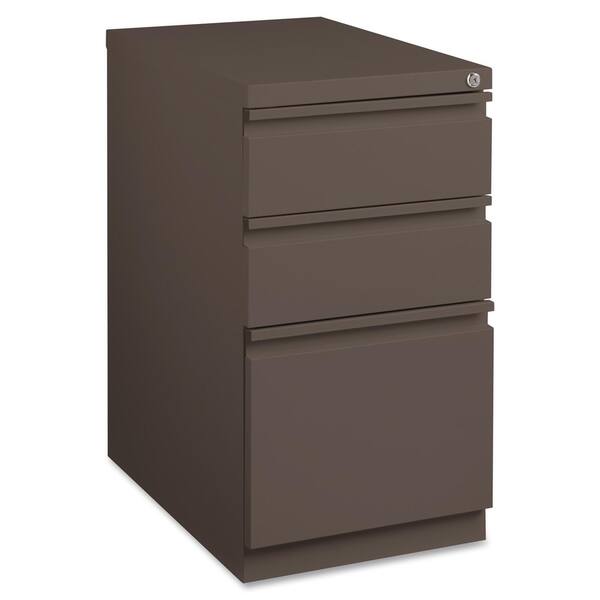 Shop Hirsh 20 D Commercial Mobile Pedestal 3 Drawer File Cabinet Med Tone Overstock 10810195