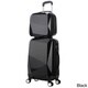 World Traveler Diamond 2-Piece Carry-on Spinner Luggage Set - Thumbnail 2