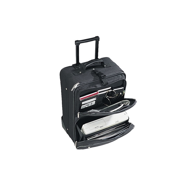 business suitcase with laptop compartment