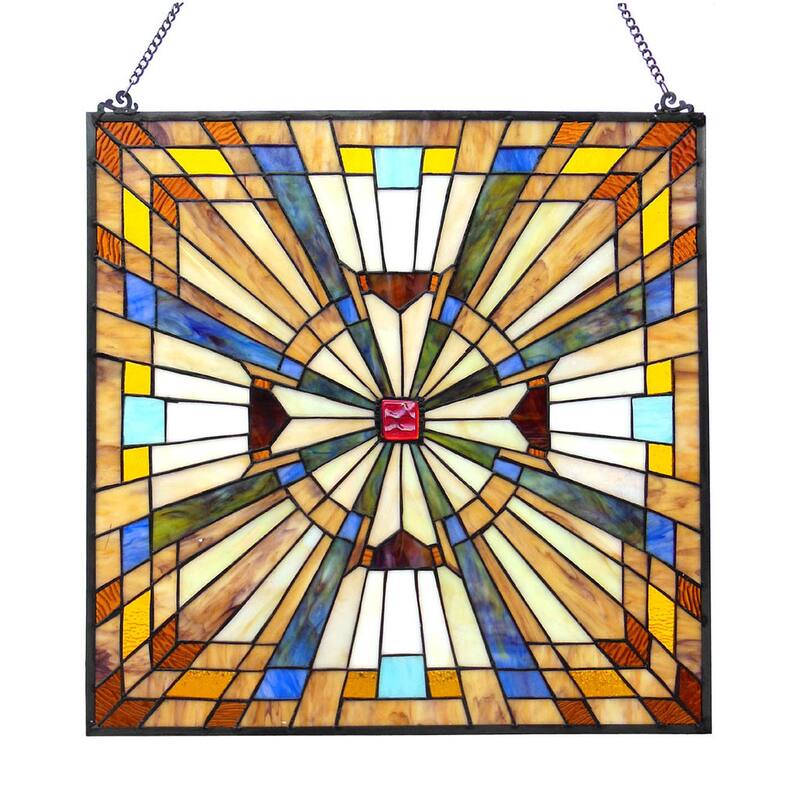Chloe Tiffany Style Art Deco Design Window Panel/Suncatcher