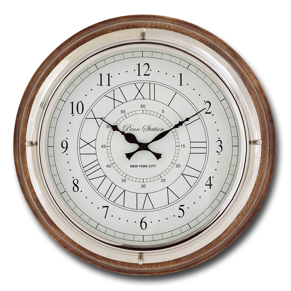 Penn Station Round Wall Clock