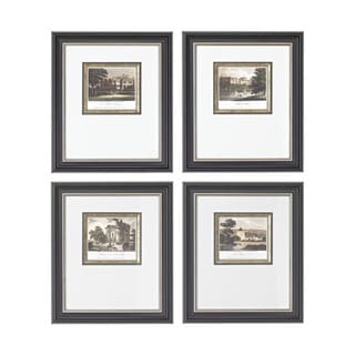 English Manors Framed Print Wall Art - Silver