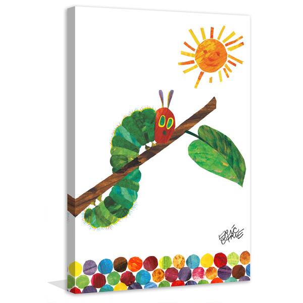 Marmont Hill - Handmade Crawling Caterpillar 2 Painting Print on Canvas ...