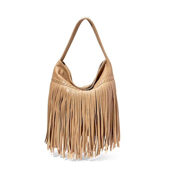 big buddha fringe purse