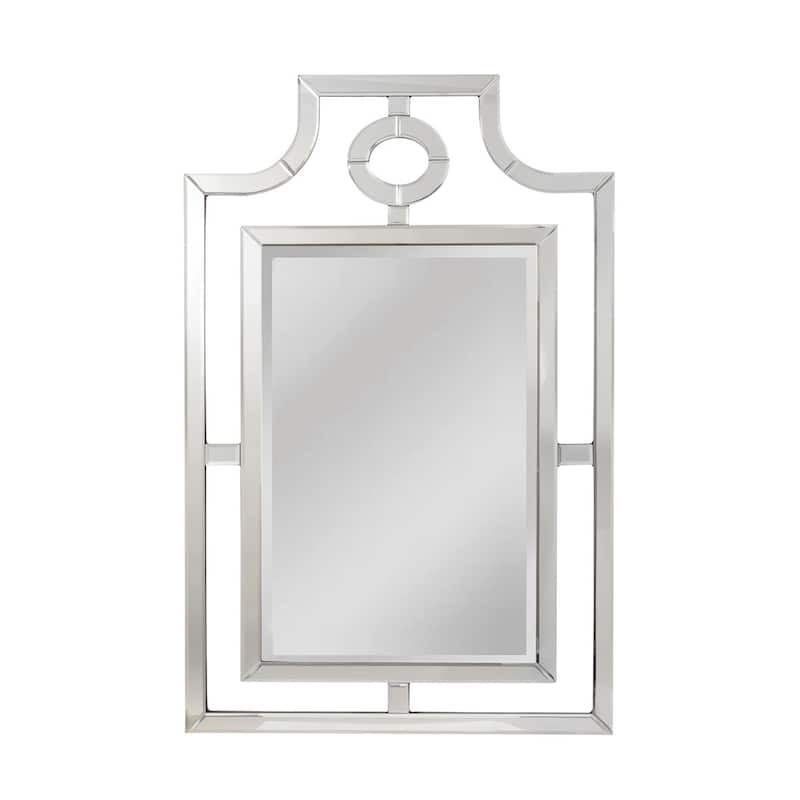 Elk Home Bosworth Clear Finish Glass 30 Inch Wide Mirror