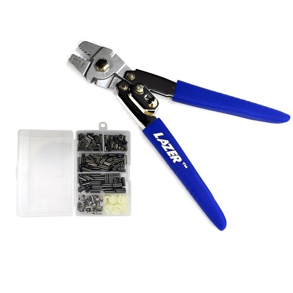 Eagle Claw Lazer Sharp Rigging Kit 350 Pieces with Crimper