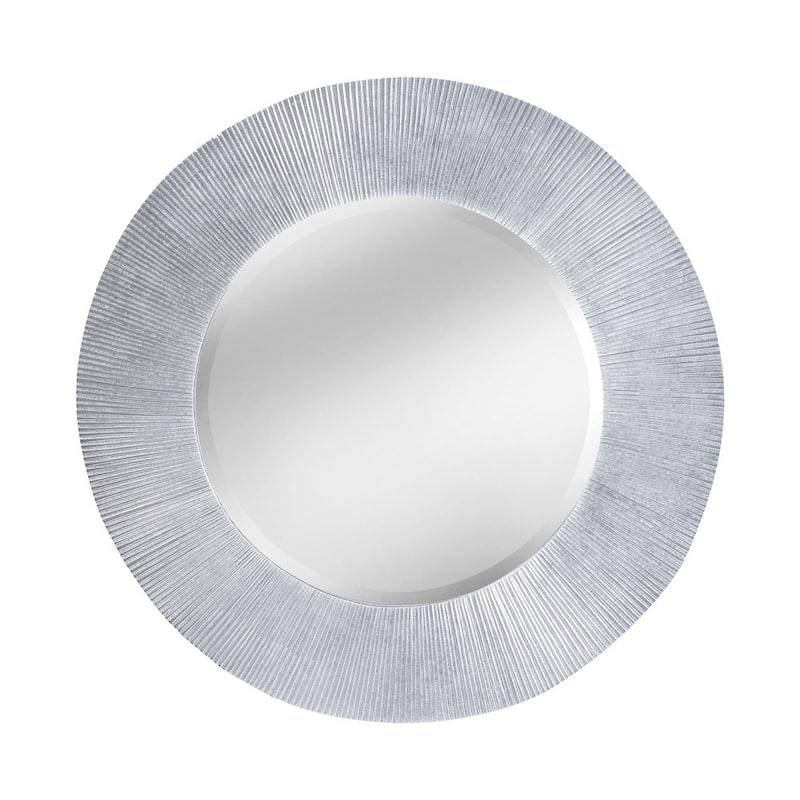 Elk Home Attra Bright Silver Metal 31.5 Inch Wide Mirror - Bright Silver - 32"w x 1"d x 32"h
