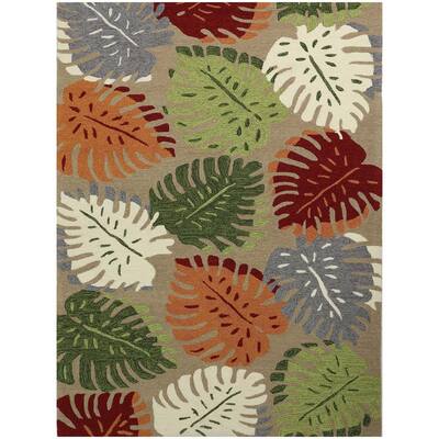 San Mateo Beige Multi-purpose Rug (8' x 11') - 8' x 11'