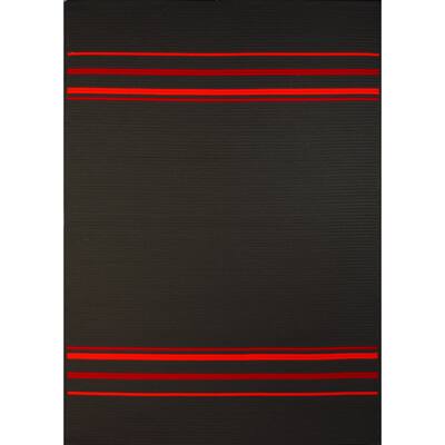 Half Moon Bay Charcoal Multi-purpose Rug (7'6 x 9'6) - 7'6" x 9'6"