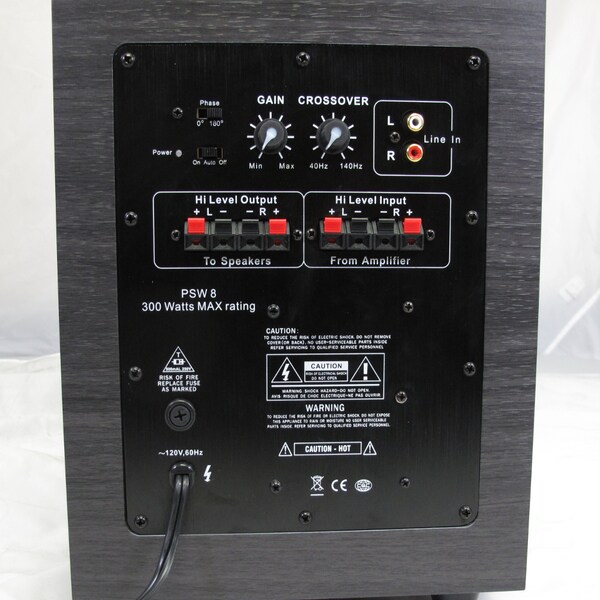 acoustic audio psw8