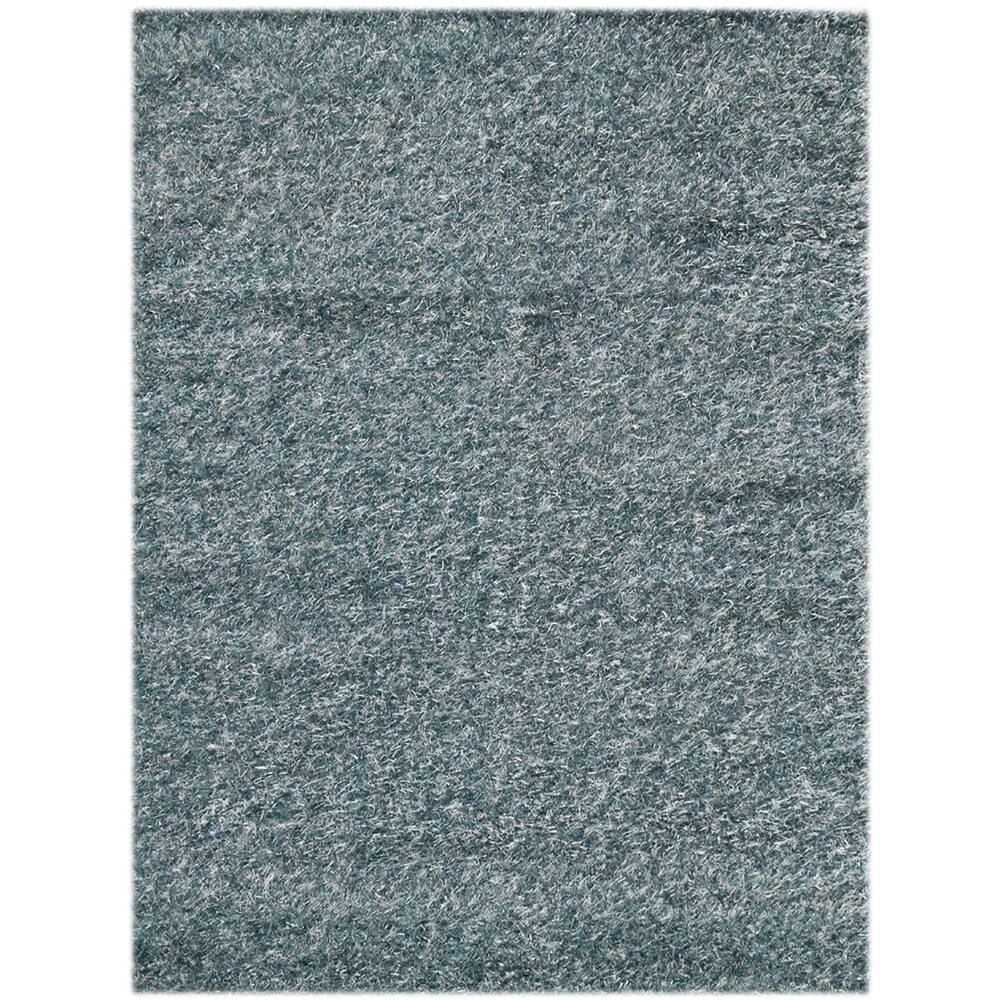 Pacifica Sea Blue Shag Rug (8' x 10') - 8' x 10'/Surplus