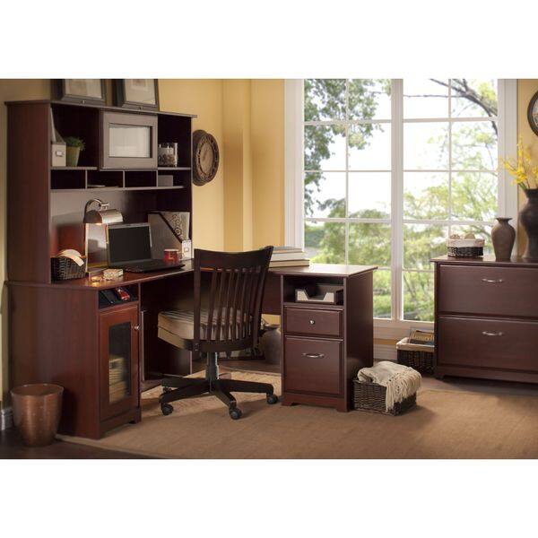Shop Copper Grove Daintree L Shaped Hutch Desk With Lateral File
