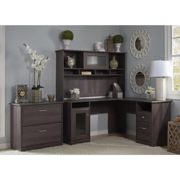 Shop Copper Grove Daintree L Shaped Hutch Desk With Lateral File