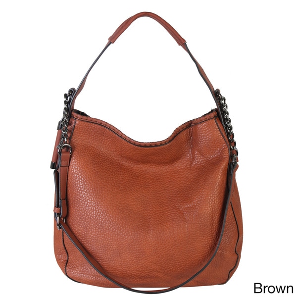 Shop Diophy Chain Shoulder Strap Hobo Style Handbag - Overstock - 10812396