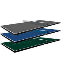 Martin Kilpatrick Conversion Table Tennis Top - Ping Pong Table for Pool Table - 3 Year Warranty - Net Set - Foam Pads