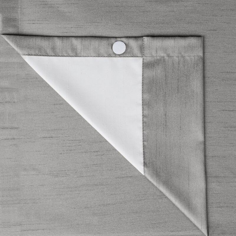 Maytex Josephine Faux Silk Thermal Shield Panel Pair - 40 x 84 - 40 x 84