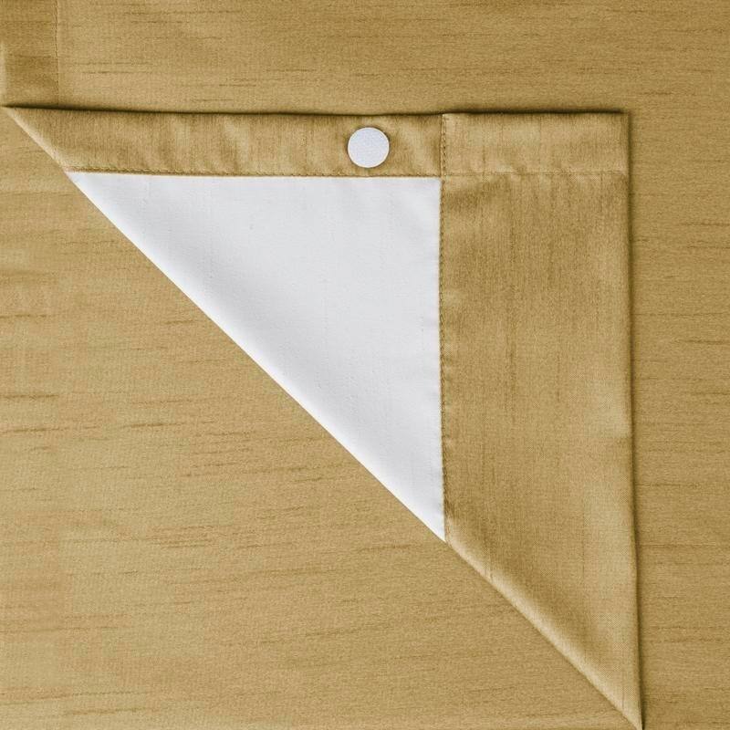 Maytex Josephine Faux Silk Thermal Shield Panel Pair - 40 x 84 - 40 x 84