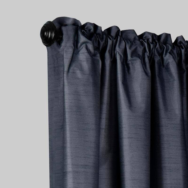 Maytex Josephine Faux Silk Thermal Shield Panel Pair - 40 x 84 - 40 x 84