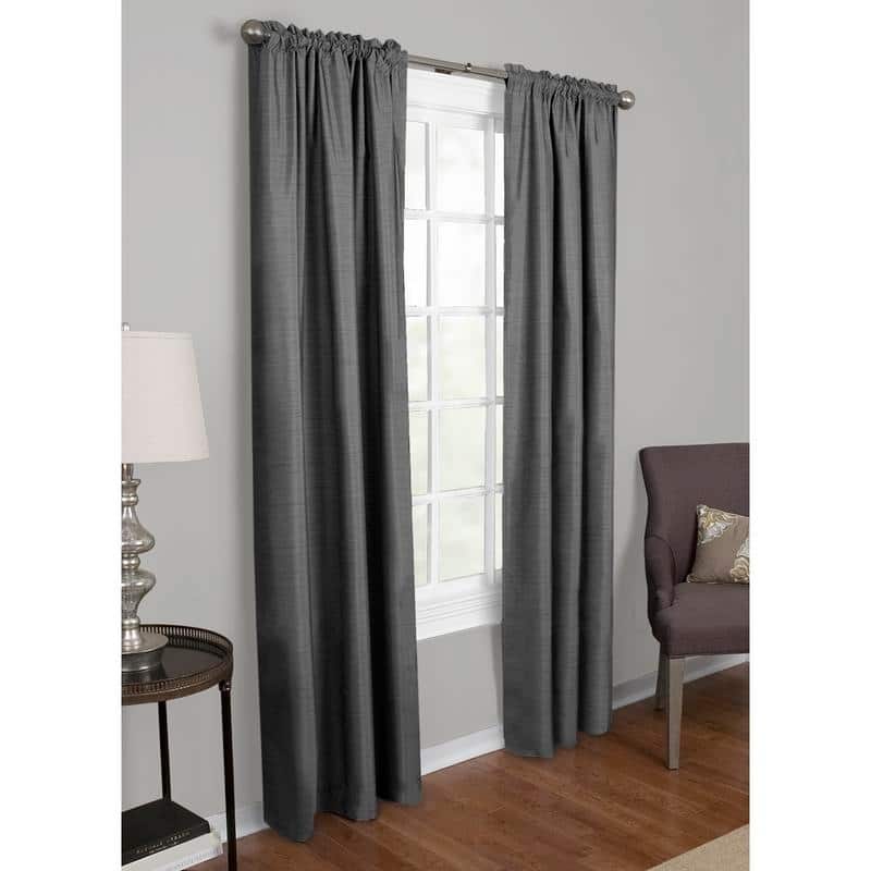 Maytex Josephine Faux Silk Thermal Shield Panel Pair - 40 x 84 - 40 x 84