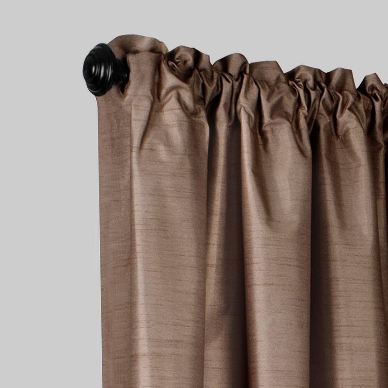 Maytex Josephine Faux Silk Thermal Shield Panel Pair - 40 x 84 - 40 x 84