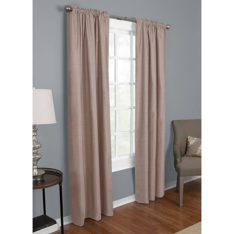 Maytex Josephine Faux Silk Thermal Shield Panel Pair - 40 x 84 - 40 x 84