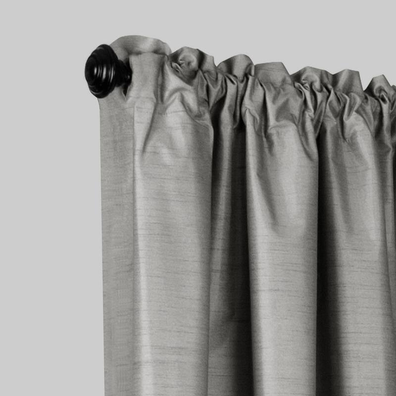 Maytex Josephine Faux Silk Thermal Shield Panel Pair - 40 x 84 - 40 x 84