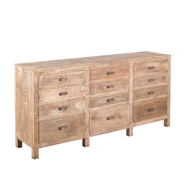 Shop Handmade Modern Artisan Mango Wood Sideboard (India) Free