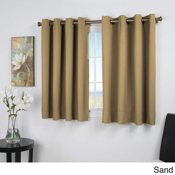 Shop Ultimate Blackout 45 Inch Short Length Grommet Curtain