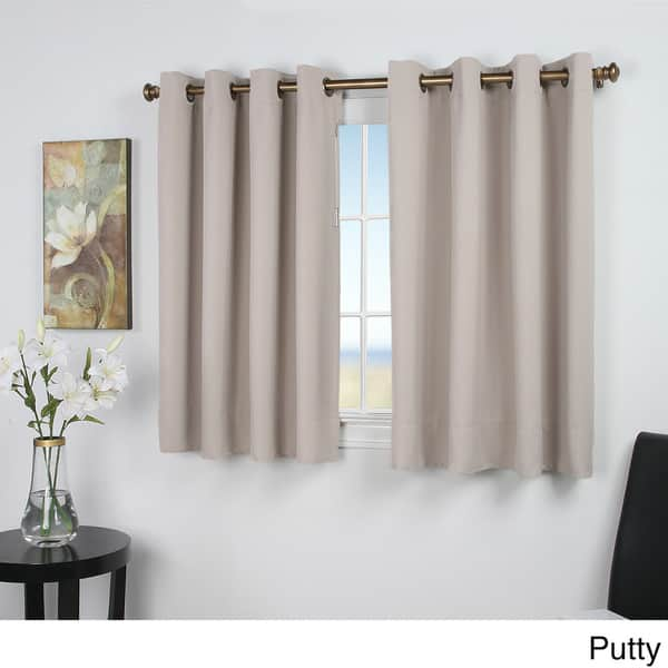 Shop Ultimate Blackout 45 Inch Short Length Grommet Curtain