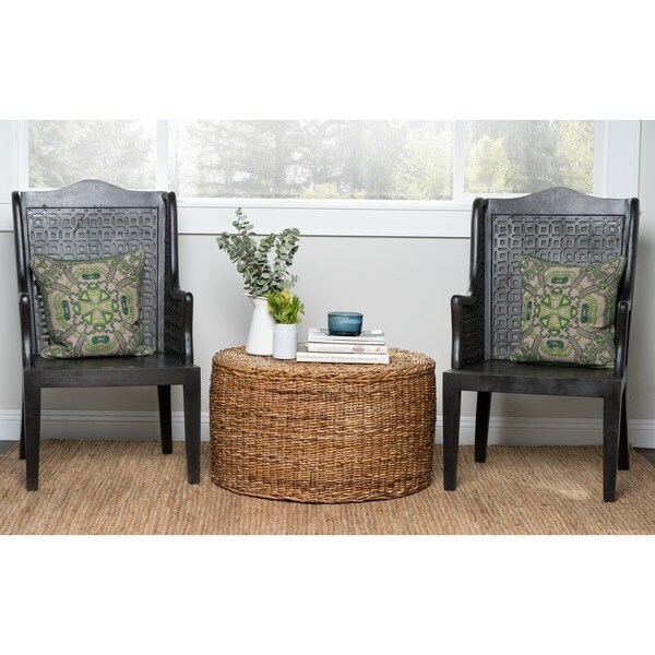Ira Rattan Round Coffee Table by Kosas Home Free Shipping Today