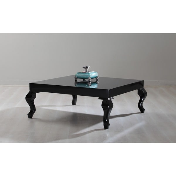 New Modern Contemporary Glossy Lacquer Lukens Coffee Table New Modern Contemporary Glossy Lacquer Lukens Coffee Table 7190 In Black