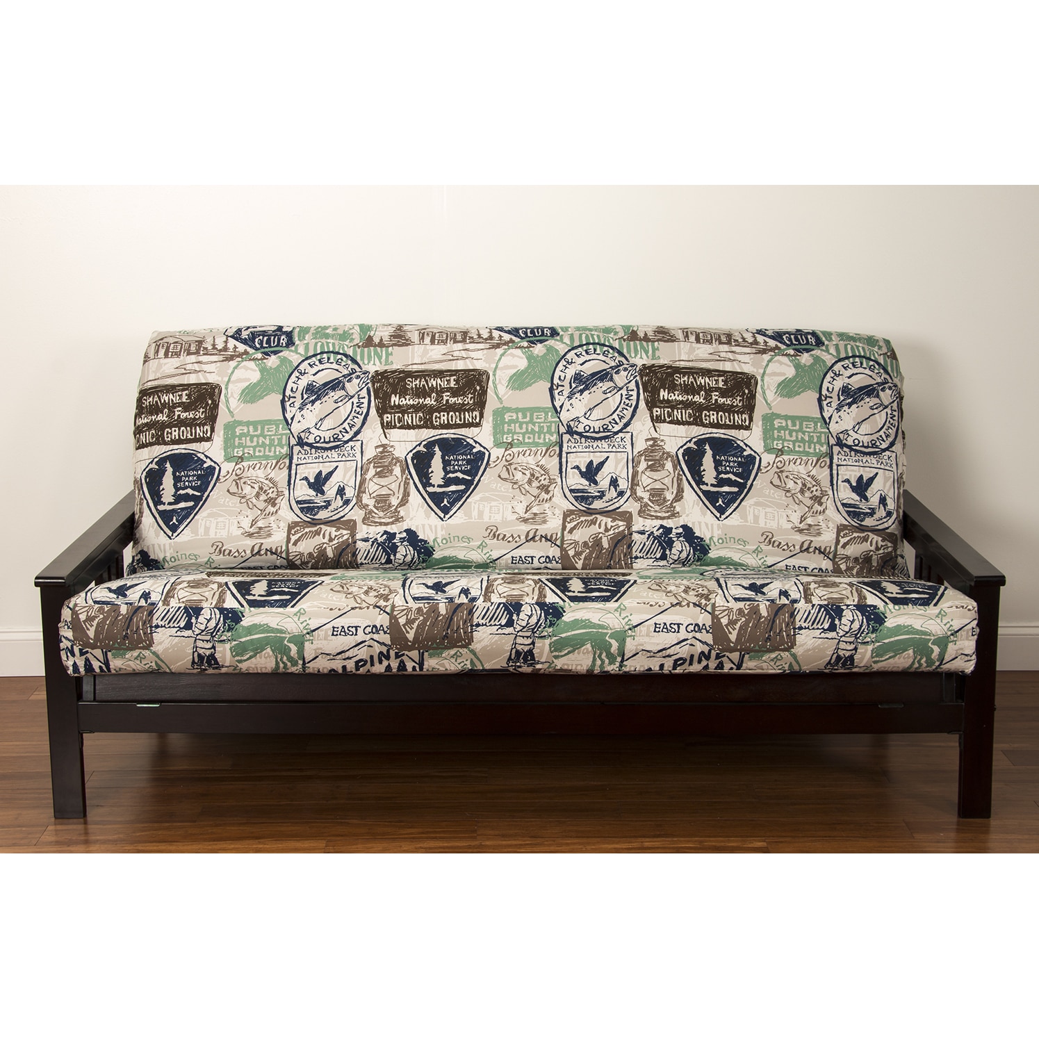 SIScovers Parks and Rec Futon Cover Beige Full