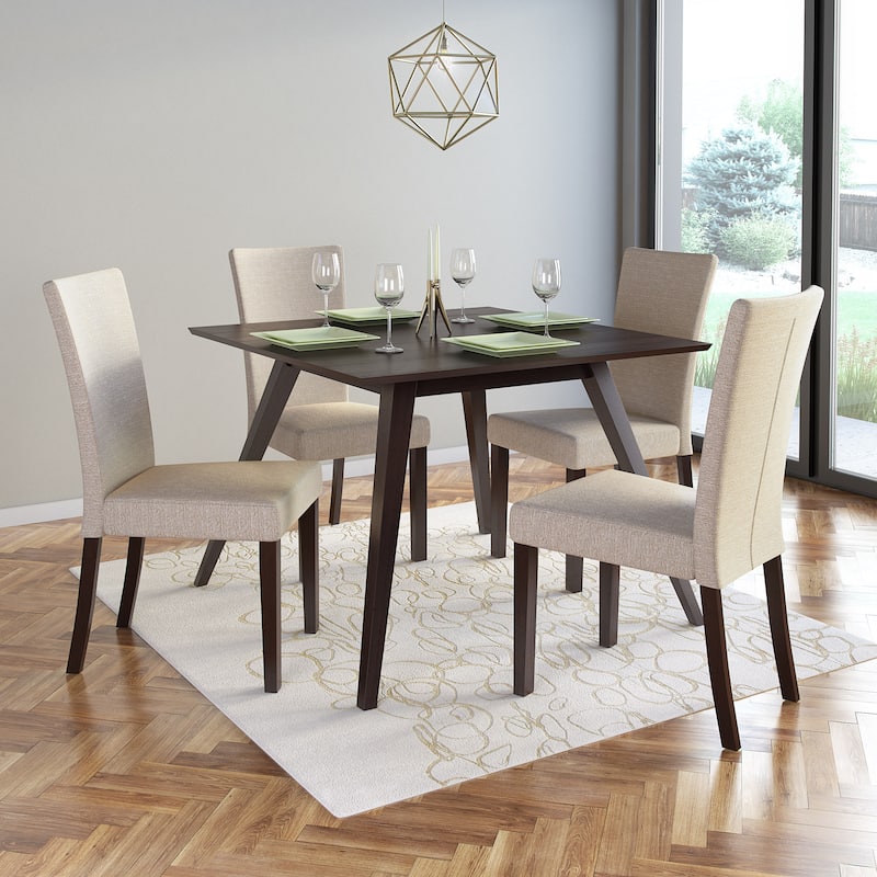 Bistro Woven Fabric Dining Chairs, Set of 2