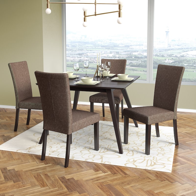 Bistro Woven Fabric Dining Chairs, Set of 2