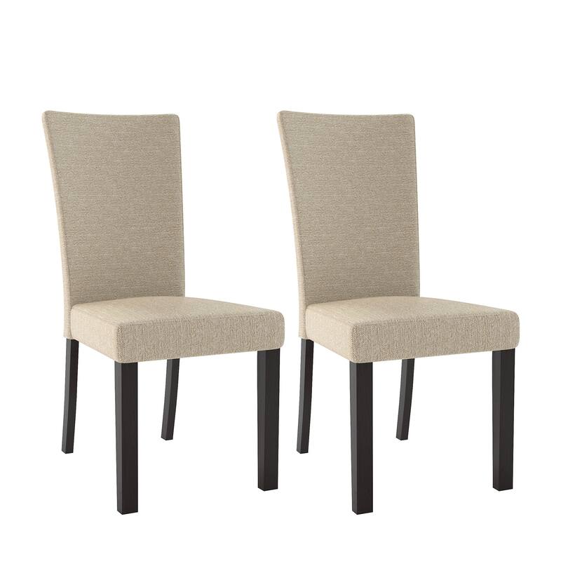 Bistro Woven Fabric Dining Chairs, Set of 2