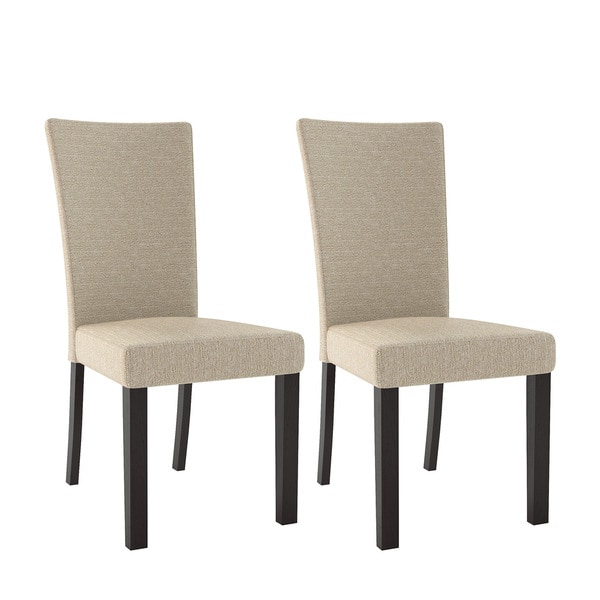 woven fabric dining chairs