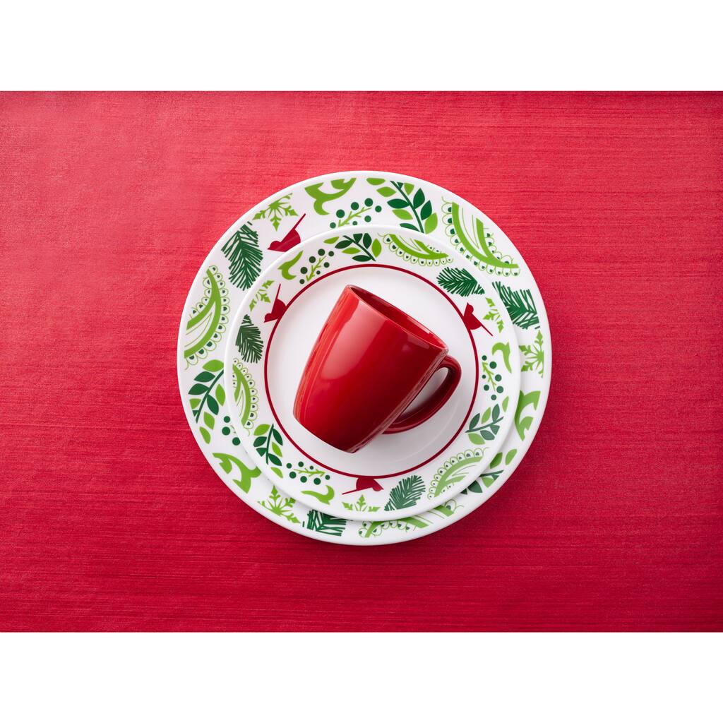 Corelle Impressions Birds and Boughs 16-piece Dinnerware Set