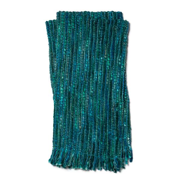 Hand Woven Emma Multi Colored Throw Blanket With Fringe Hand Woven Emma Multi Colored Throw Blanket With Fringe