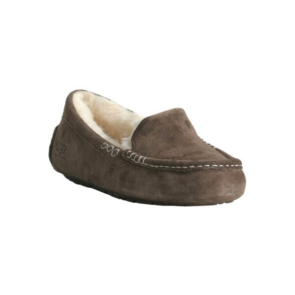 ugg australia scallop suede slipper