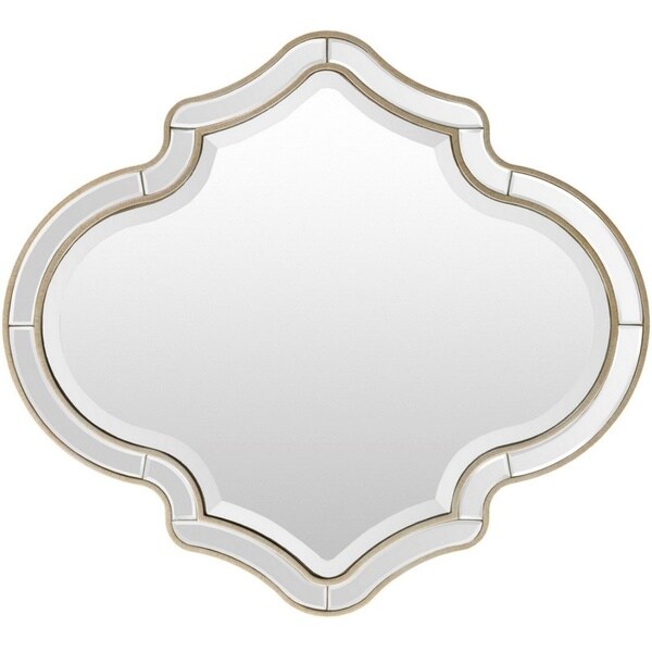 Bobbie Framed Small Size Wall Mirror - Gold - 31.5" x 35"