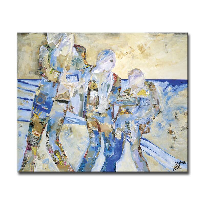 'Spirit of Lennon' Abstract Wrapped Canvas Wall Art Bed Bath & Beyond