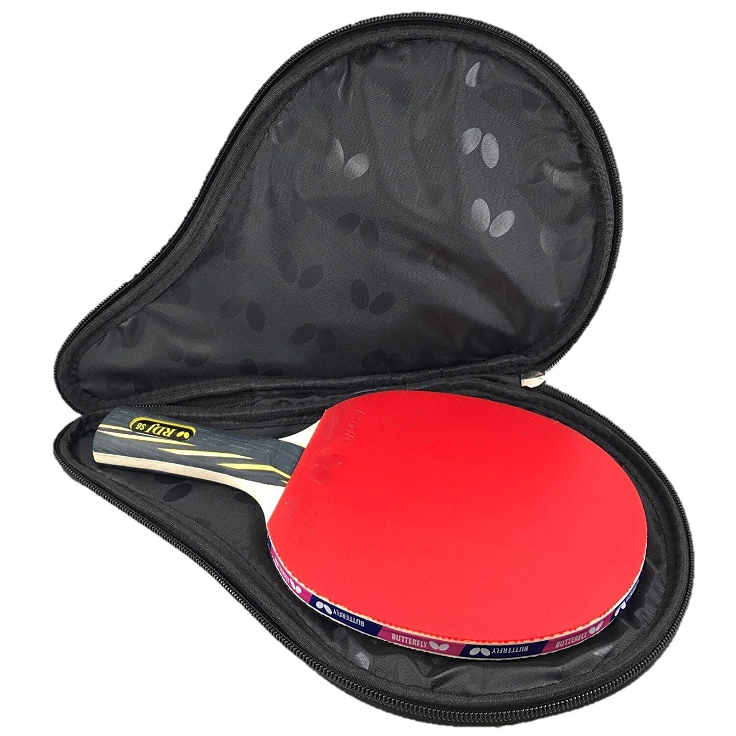 Butterfly Logo Full Table Tennis Racket Case - Fits 1 Ping Pong