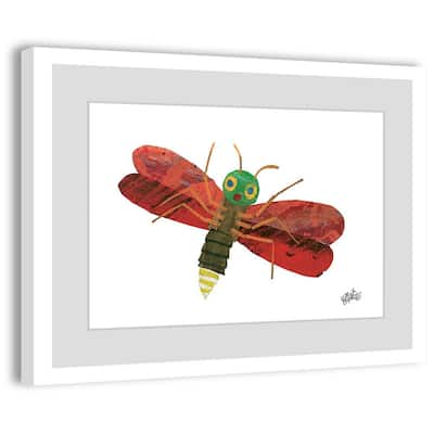 Marmont Hill - Red Firefly Character Art by Eric Carle Painting on Framed Print - Multi-Color