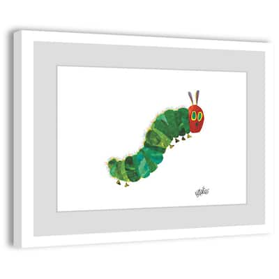 Marmont Hill - Wiggly Caterpillar by Eric Carle Painting on Framed Print - Multi-Color