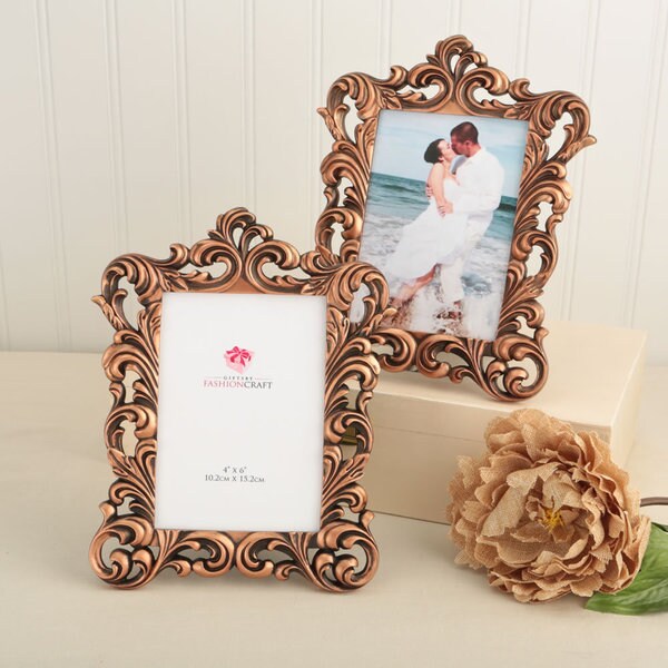 Copper Baroque Design Picture Frame