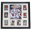 Custom Framed Boston Champs Composite with Cards