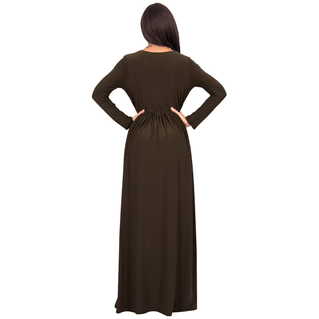 empire waist maxi dress